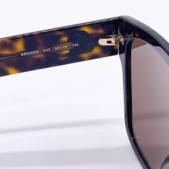 NEW BALENCIAGA BB0056S 002 WOMEN’S SUNGLASSES BALENCIAGA BB 0056S BROWN - Picture 9 of 11